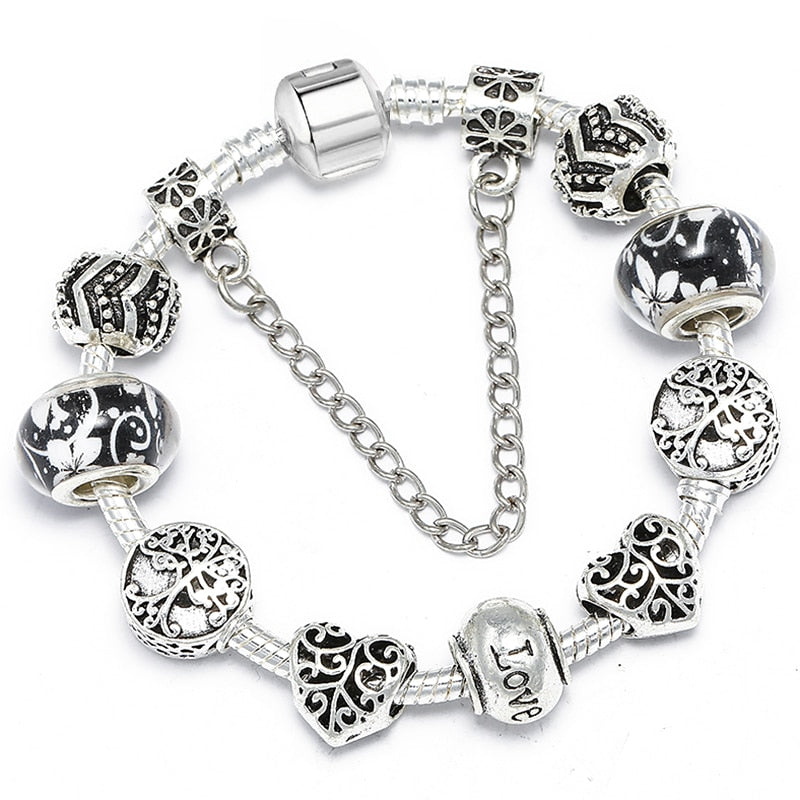 Vintage Charm Bracelet for Women