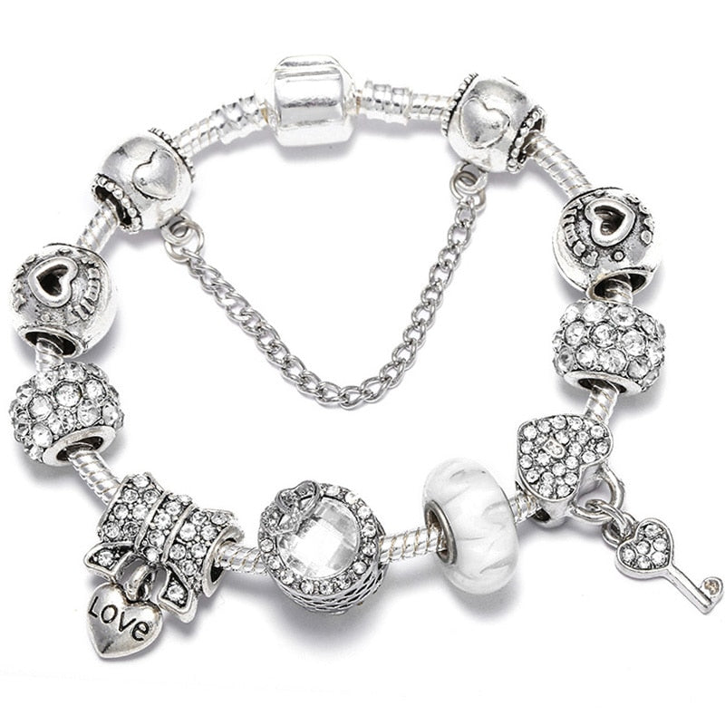 Vintage Charm Bracelet for Women
