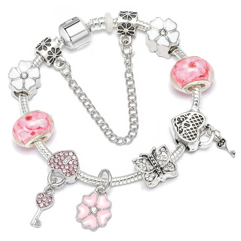 Vintage Charm Bracelet for Women