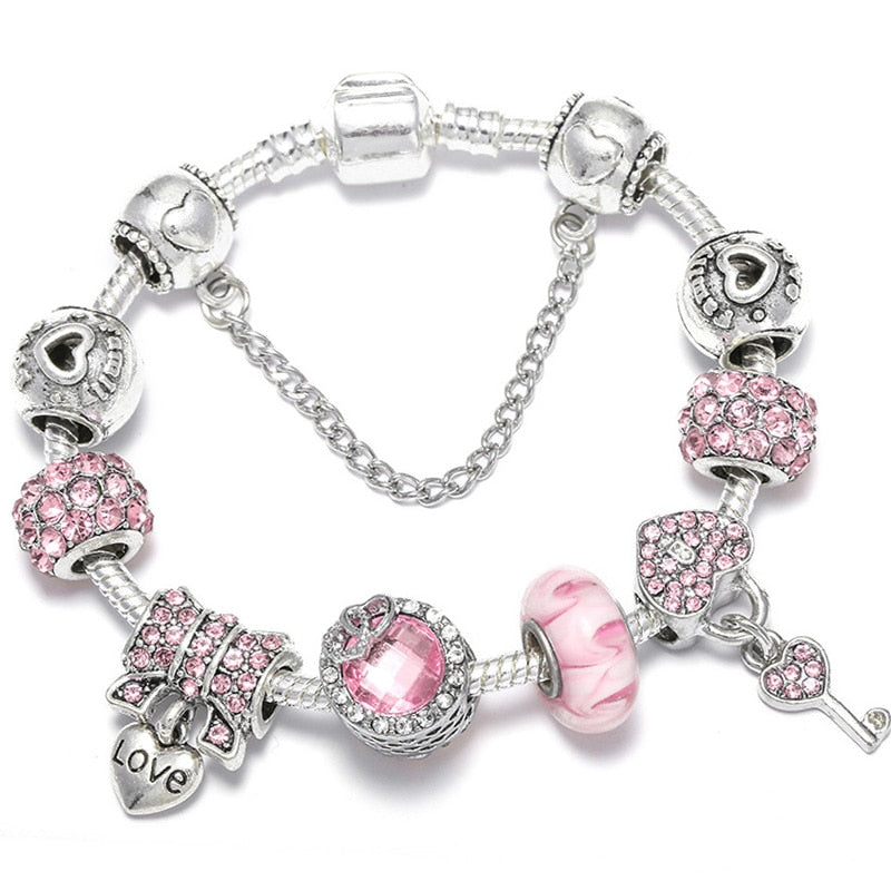 Vintage Charm Bracelet for Women