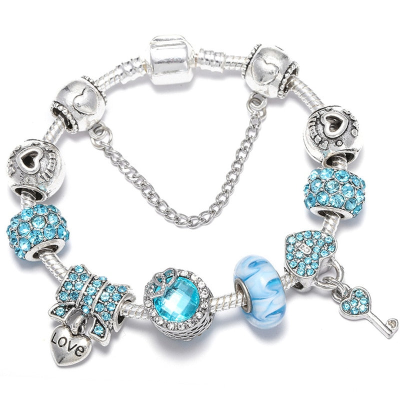 Vintage Charm Bracelet for Women